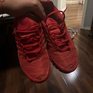 Nike air max plus red size 8 W